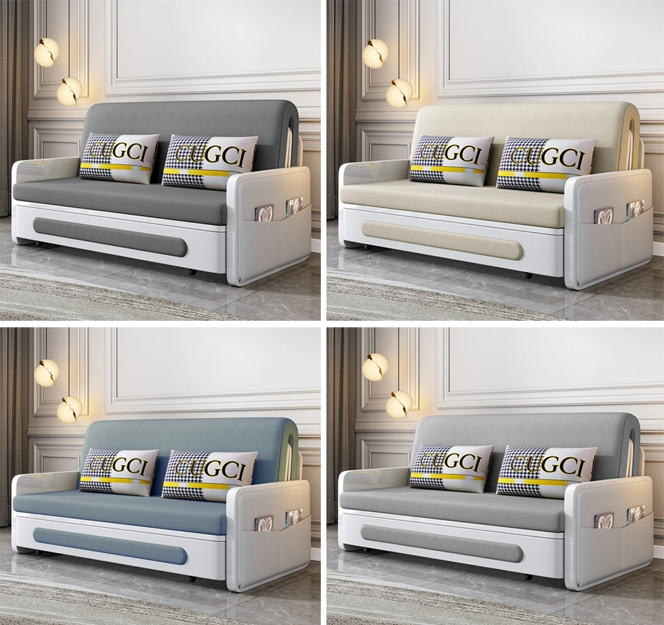Hot Sale Sofa Cum Bed Save Space Foldable Living Room Sofas Modern Folding Sofa Bed Furniture with Storage