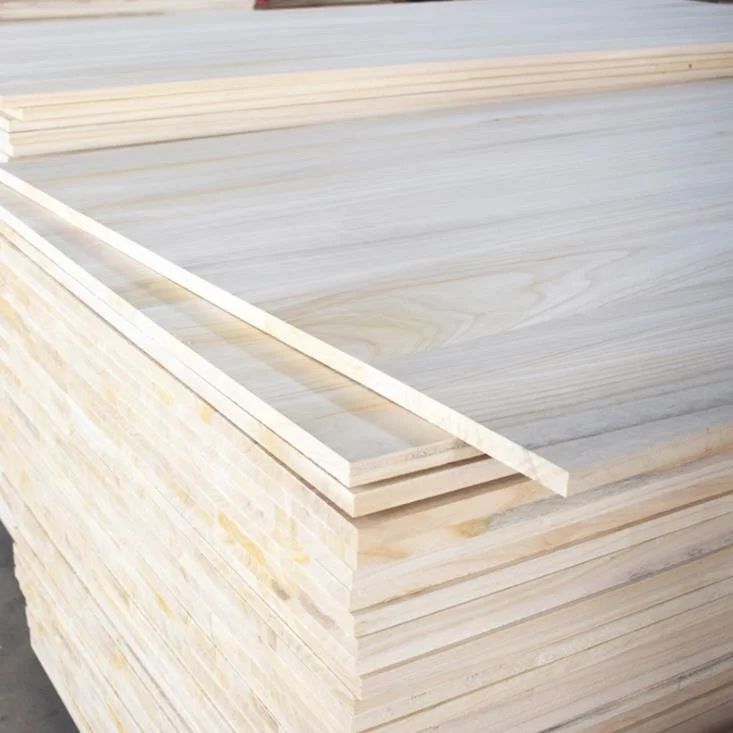 Factory Sells Cheap Plank Split Wood Solid Snowboard Furniture Paulownia Board Surf Slat Composite Board Decorative Plank