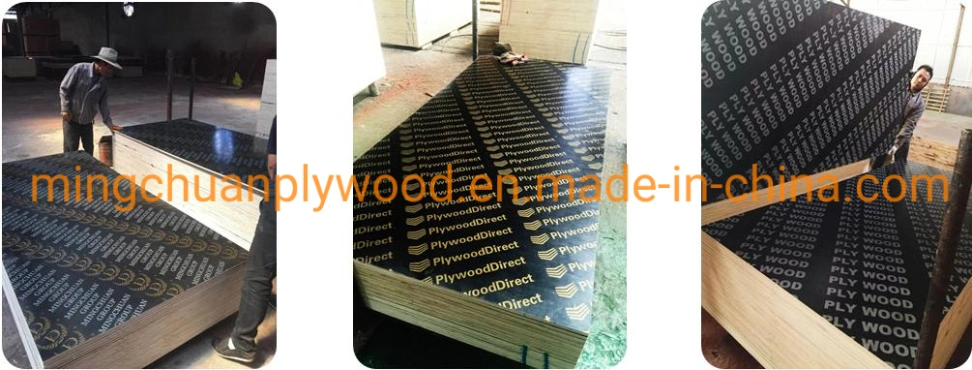 18mm Hardwood Combi Poplar Core Commercial Plywood Construction Marineplex Shuttering Formwork Film Faced Plywood