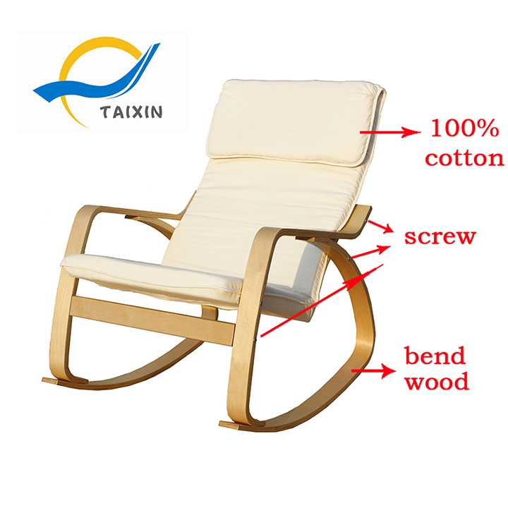 Modren Style Comfort Bend Wood Rocking Chair
