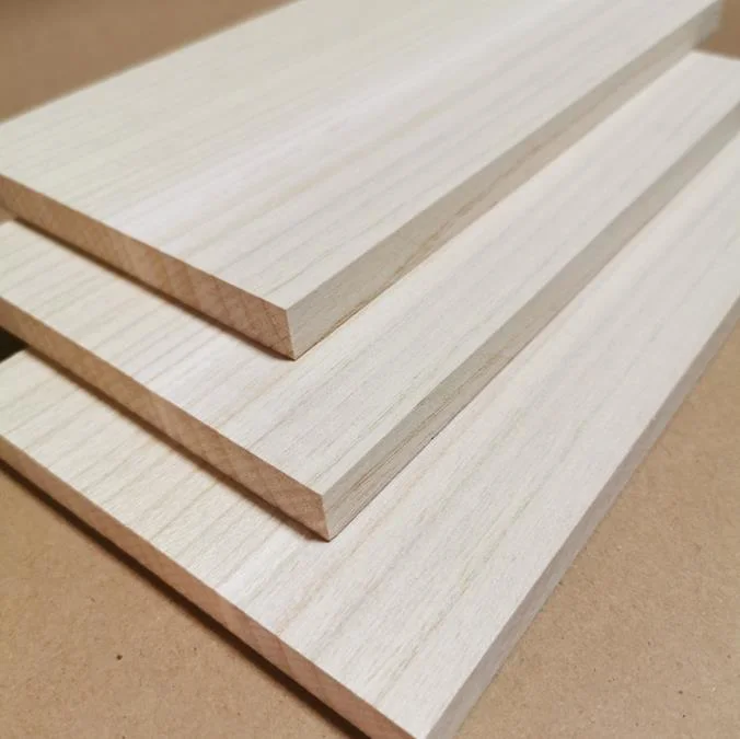 Factory Sells Cheap Plank Split Wood Solid Snowboard Furniture Paulownia Board Surf Slat Composite Board Decorative Plank