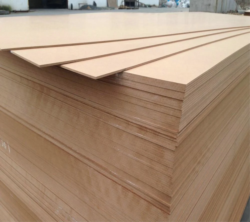 3mm Thickness 4*8 High Density for Laser Cutting Raw MDF Sheet Thin MDF