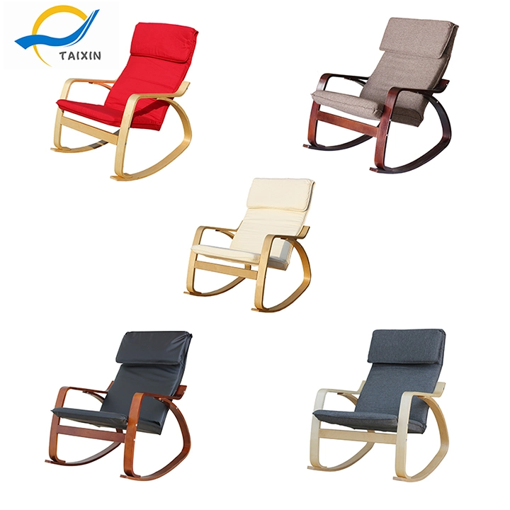 Modren Style Comfort Bend Wood Rocking Chair