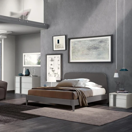 Wholesale/OEM/ODM Modern Panel Furniture Wooden Resort Apartment Villa Bedroom Furniture