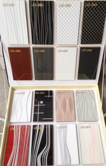 18mm Thick High Gloss UV Painting PVC Coated MDF Board (LCK2004)